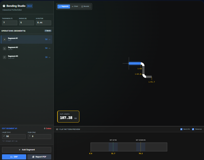 metal-bending utility screenshot