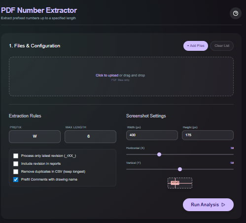 Pdf Key Extractor Icon PDF Number Extractor | CAD AutoScript